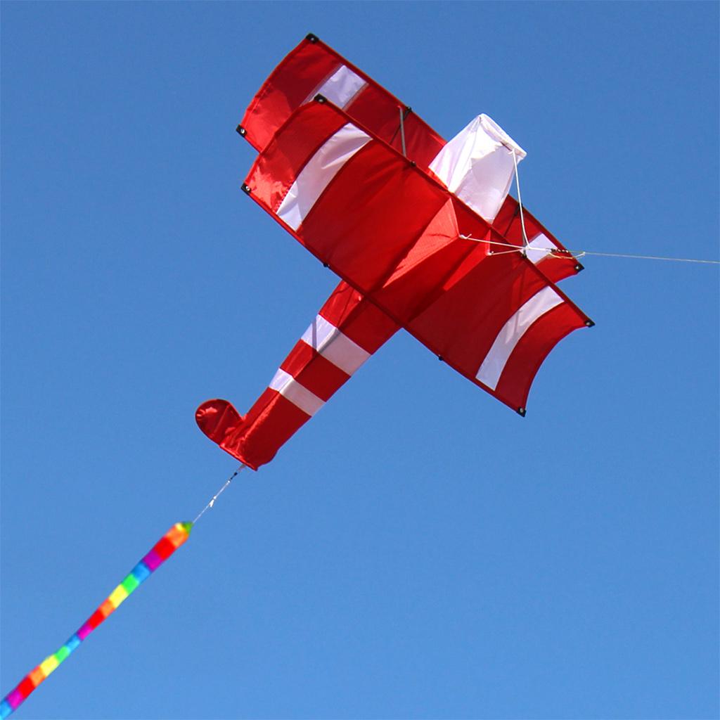 86cm Airplane Kites Outdoor Sport Toys Beach Plane Kite for Kids Adults