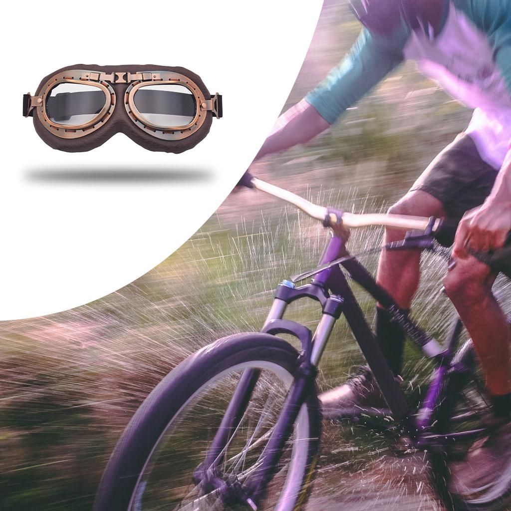 Motorcycle Goggles Dirt Bike Glasses Flying Eyewear for Motocross Clear