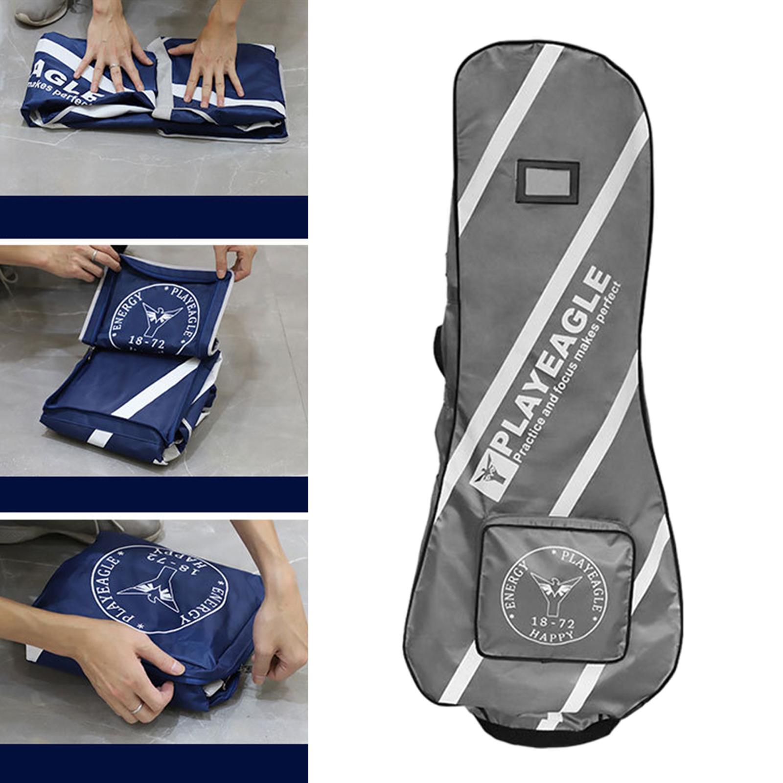 Lightweight Golf Travel Carry Bag Rain Cover Protective Case Anti-Dust grey