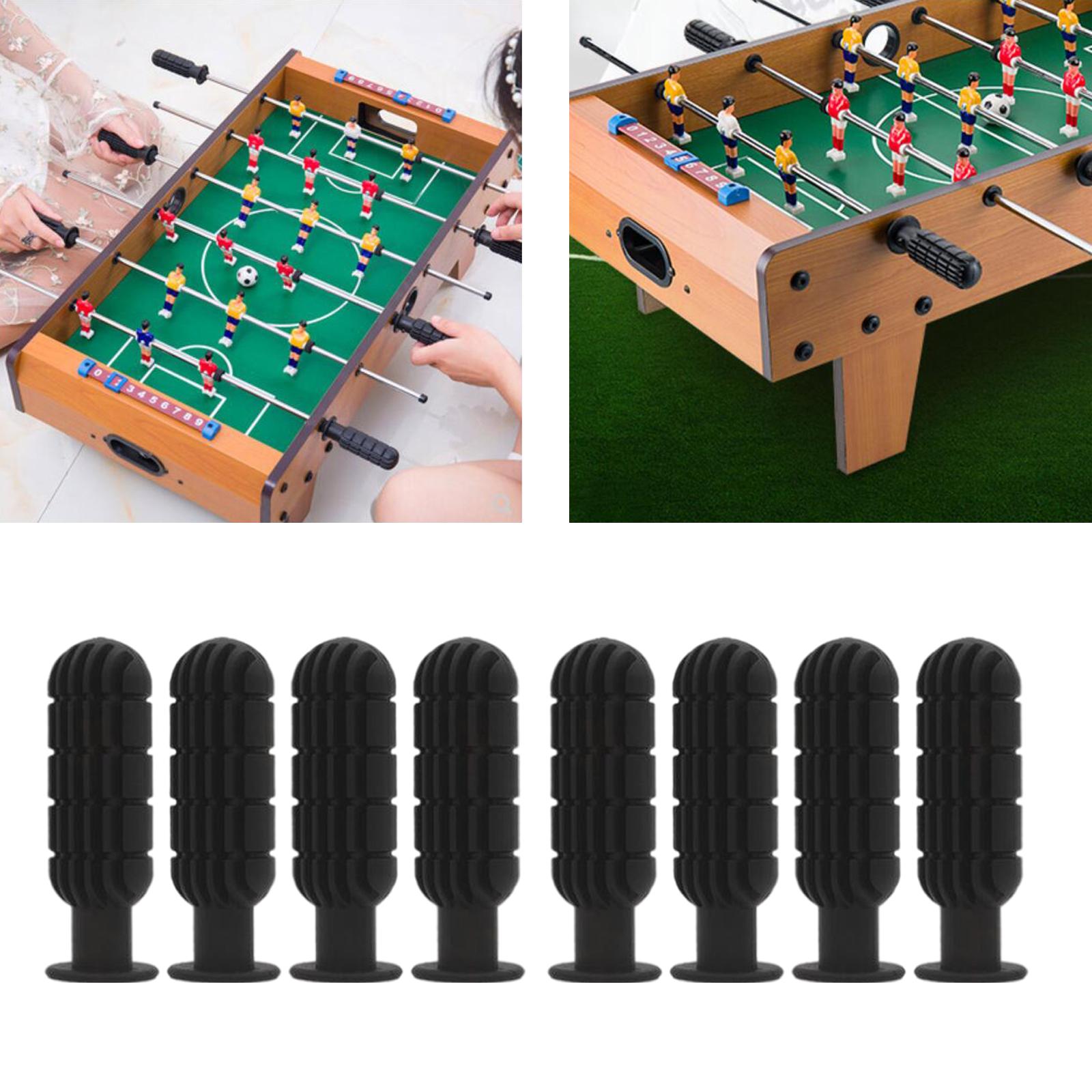 8x Foosball Handle Grips Soccer Table Handles for Standard Foosball Table