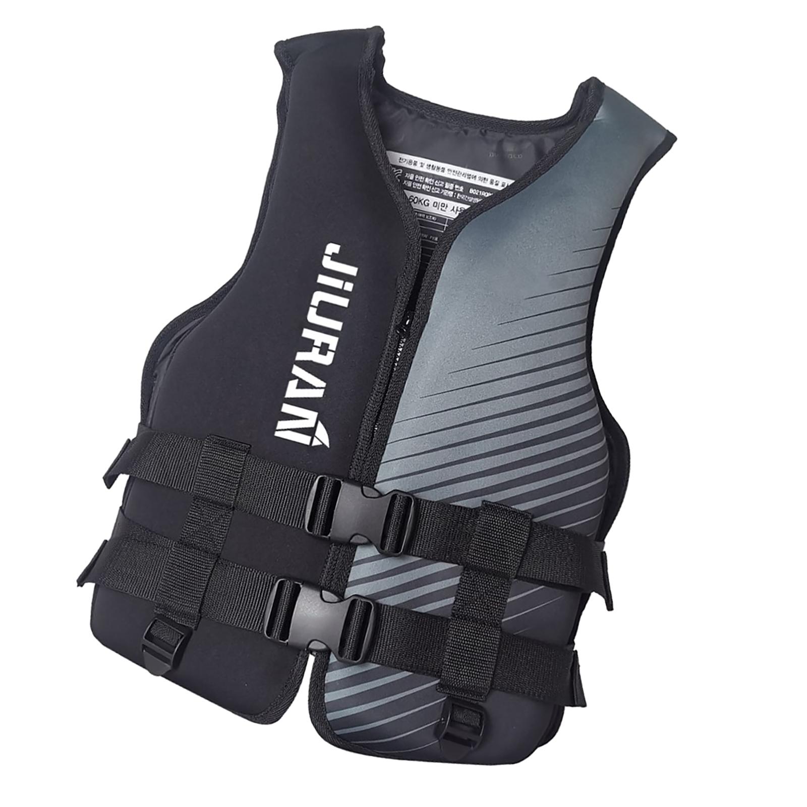 Safety Life Jacket Swimming Vest Fishing Drifting Snorkeling Diving Floating XL