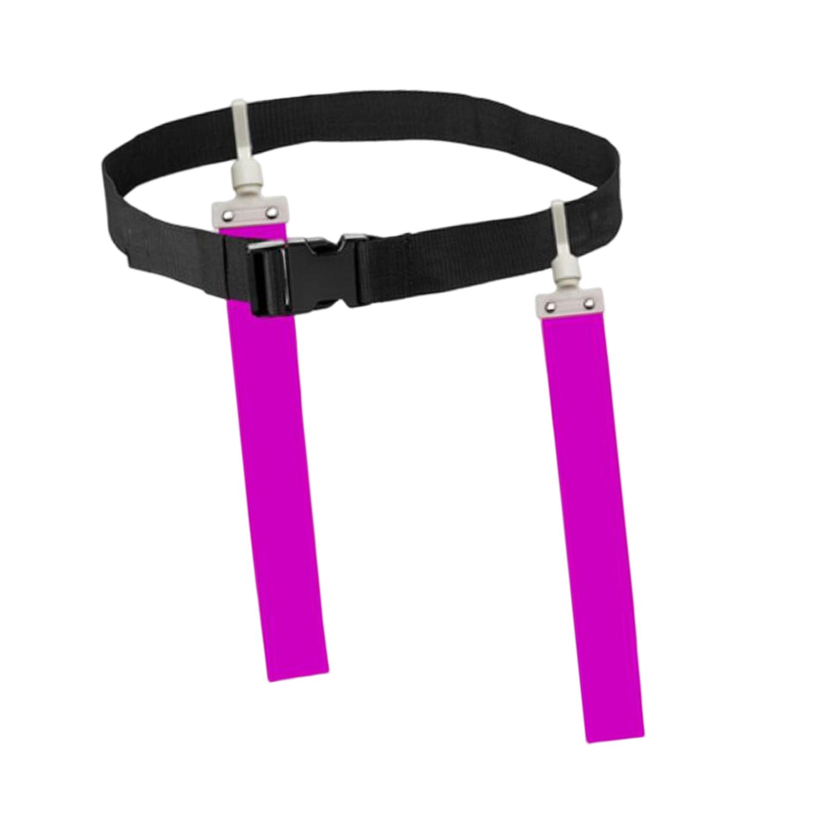 Football Waist Belt Ribbon Adjustable for Outdoor Accessories Equipment violet