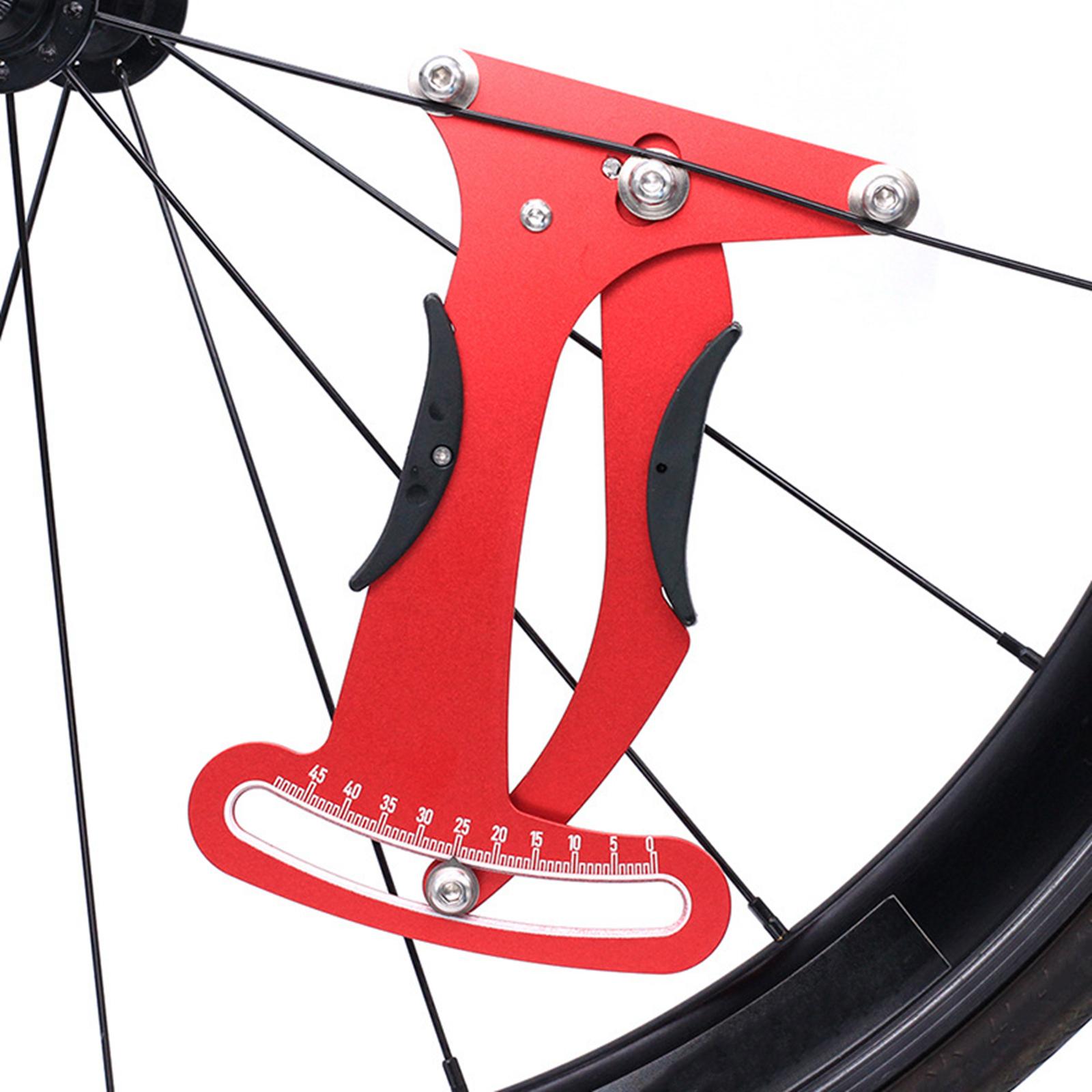Bike Spoke Tension Meter Cycling Accessories Bike Rim Adjustment Tensiometer Red