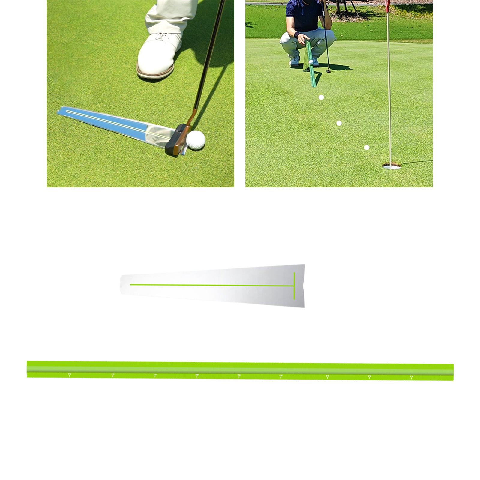 Golf Putting Alignment Rail Improve Alignment Balance Golfer Golfing Posture