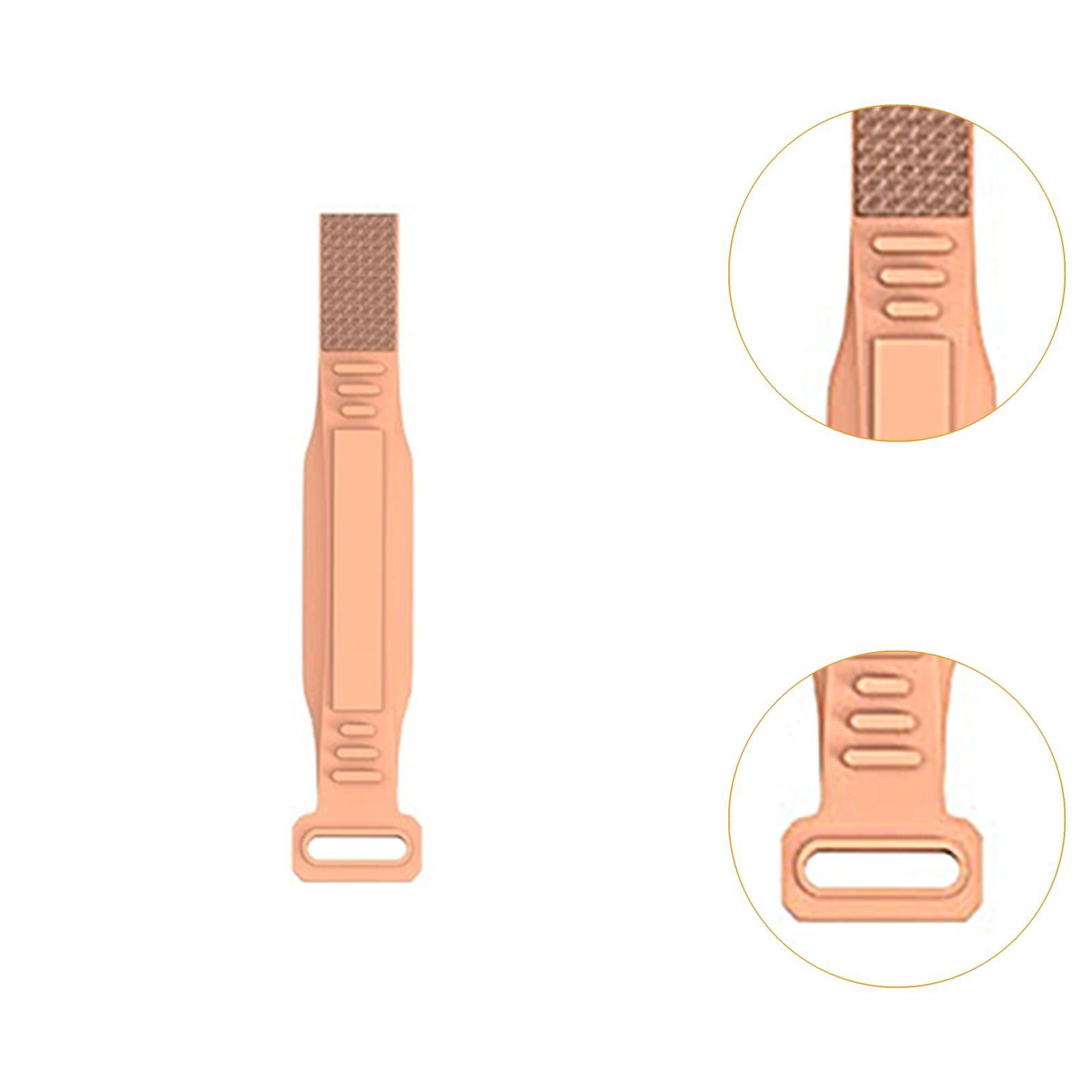 Silicone Patellar Band Patella Stabilizer Strap for Squats Training Exercise Orange