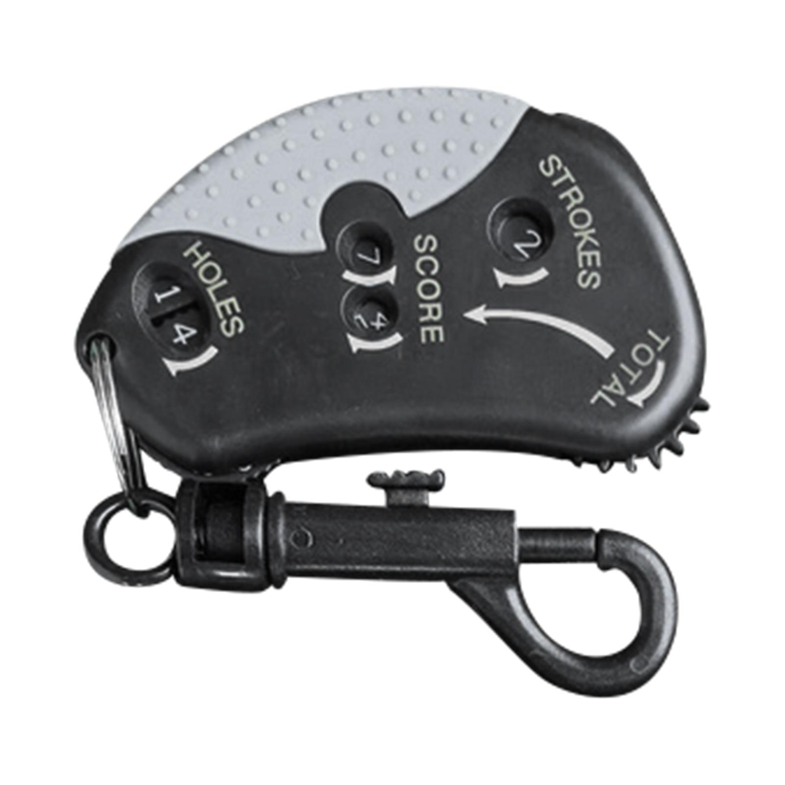 Golf Stroke Counter Black Gray