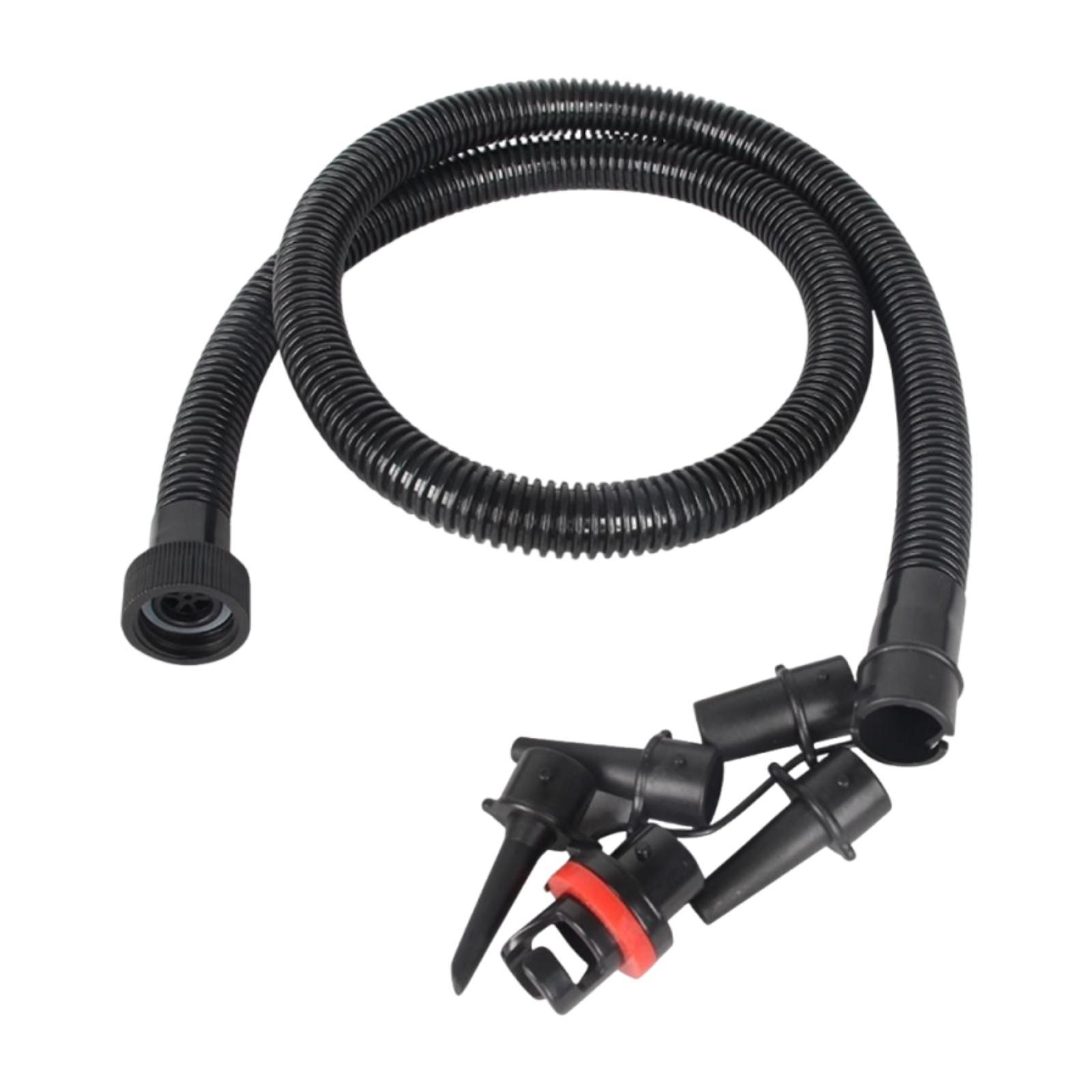 Inflatable Air Pump Hose with 5 Nozzles Hand