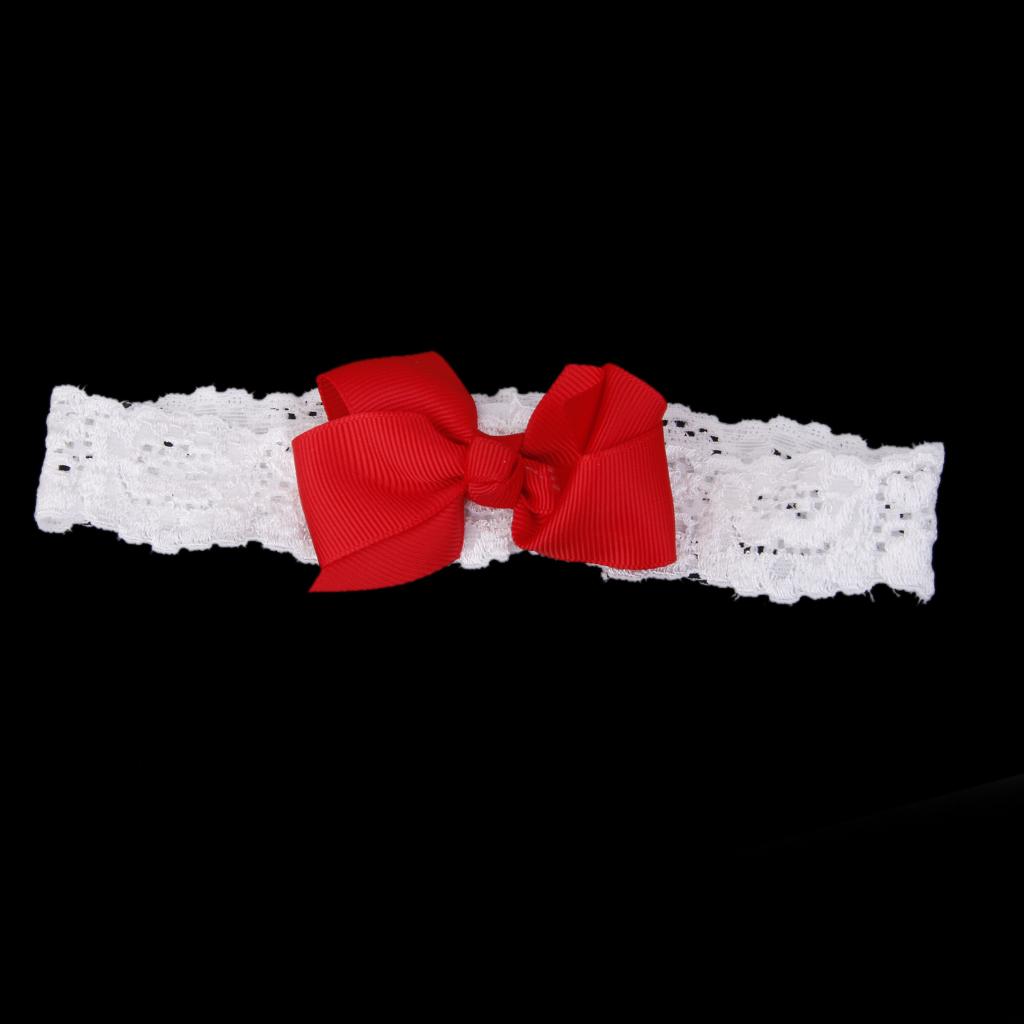 Red Bowknot Baby Girls Headband Photography Props Hair Band