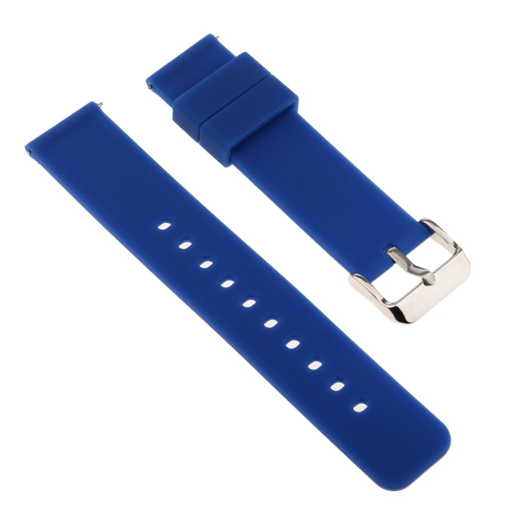 clean silicone watch band