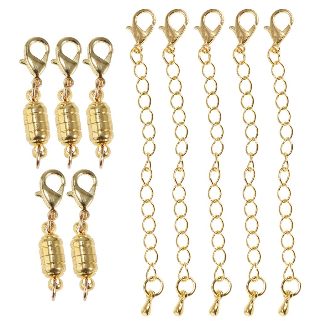 10pcs 6mm Magnetic Lobster Clasps Extender Chain Bracelet Necklace ...