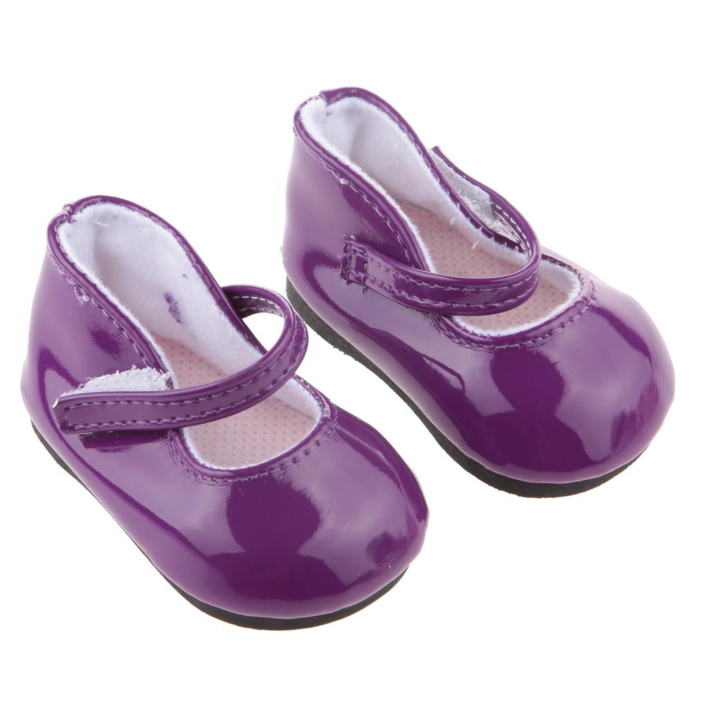 3xPurple Shoes Accessory for 18 inch Dolls