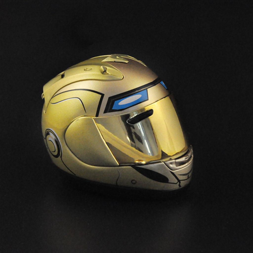 1/6 Scale Motorcyclist Biker Helmet with Display Case for Action Figure | eBay