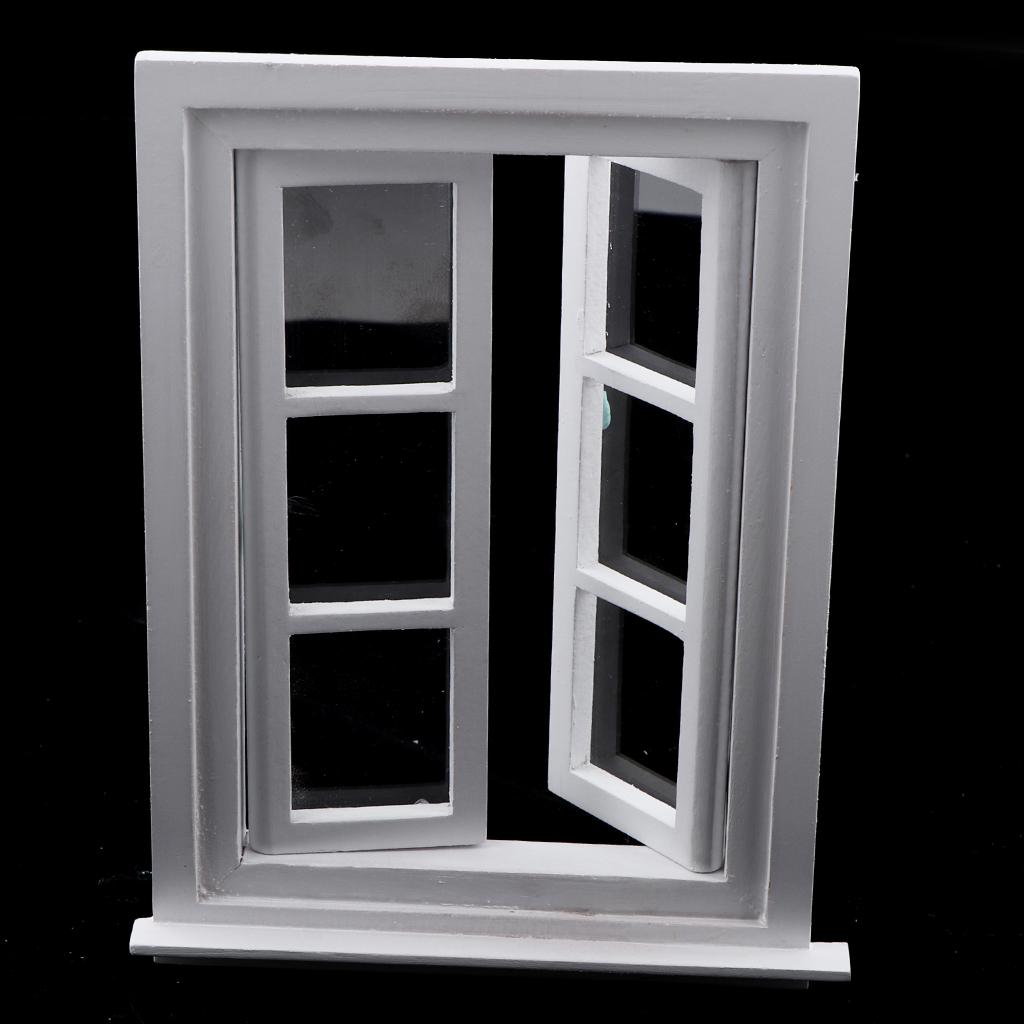 Wooden Door Window