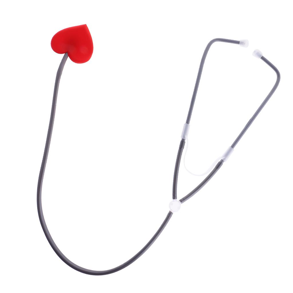 4xFunny Prop Doctor Nurse Surgeon Heart Stethoscope Party Costume Accessory 