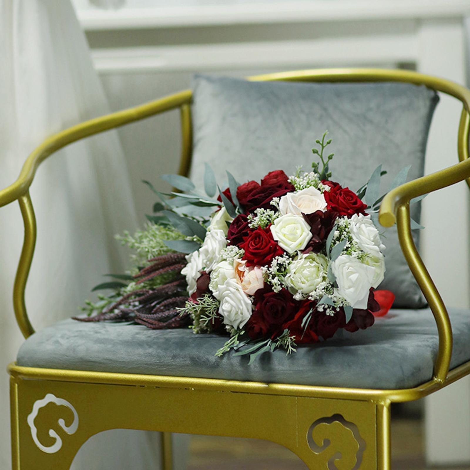 Bridal Wedding Bouquets Flowers Bunch Elegant Wedding Decoration