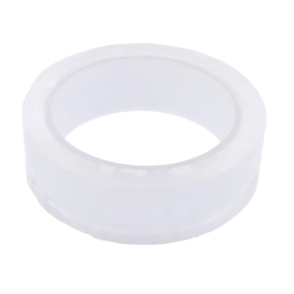 Double-sideTraceless Washable Adhesive Nano Invisible Gel Tape 100x3cm 2mm 