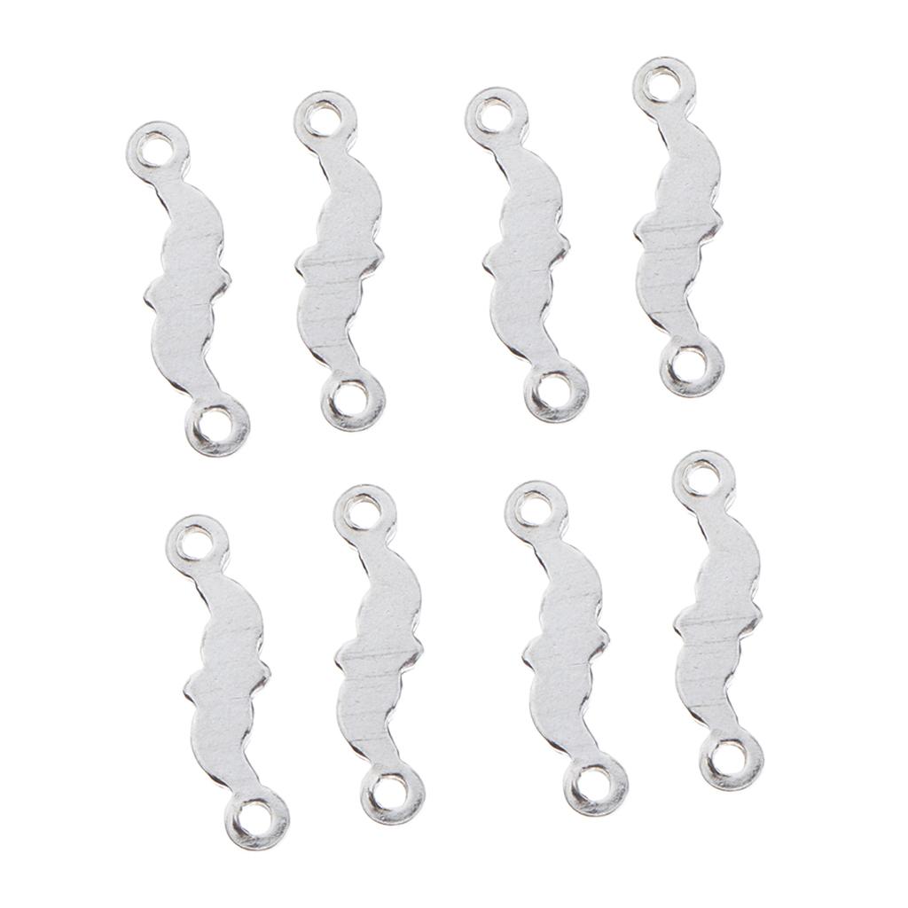 8pcs Earring Findings Charm Dangle Ear Pendant Blank DIY Jewelry Making F2