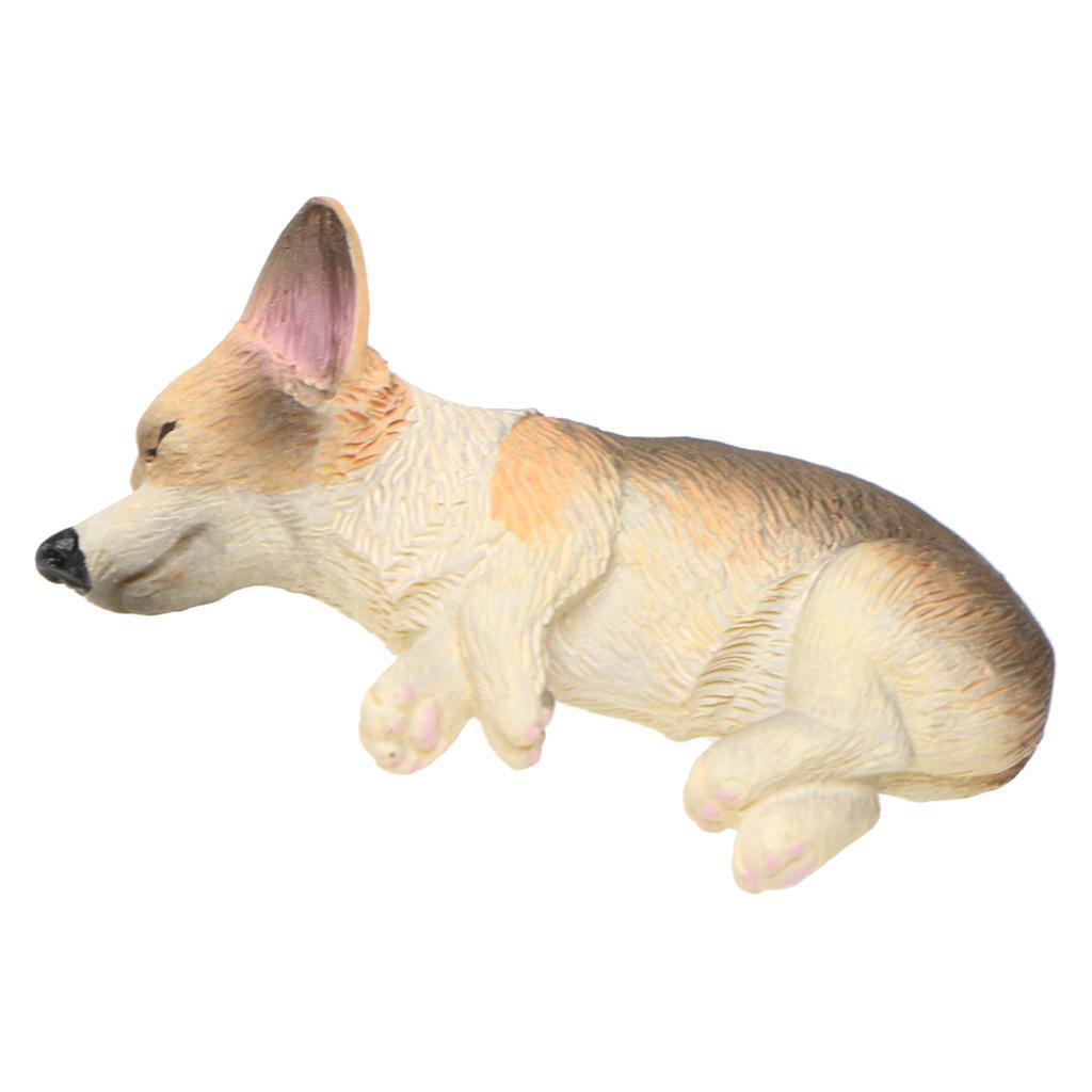 Verschiedene Miniatur liegend Hund Ornament Blumentopf Figur