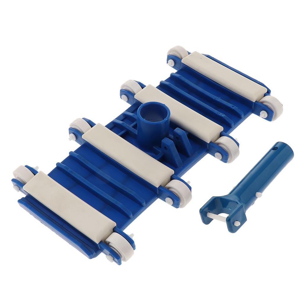 Pool Vacuum Head with Wheel Pool Suction Cleaner Flexible Cleaning Tool