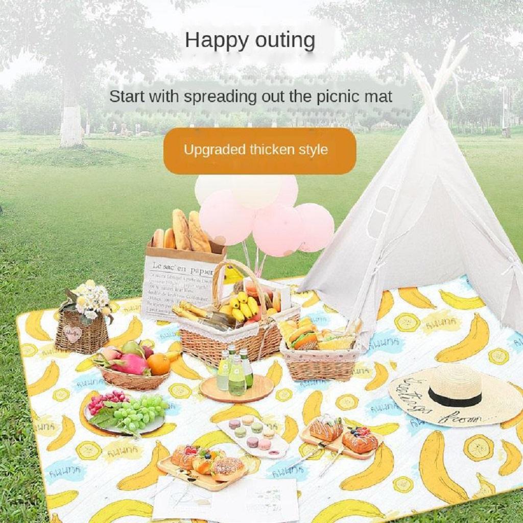 Foldable Washable Outdoor Picnic Mat Dream Town 150x200cm