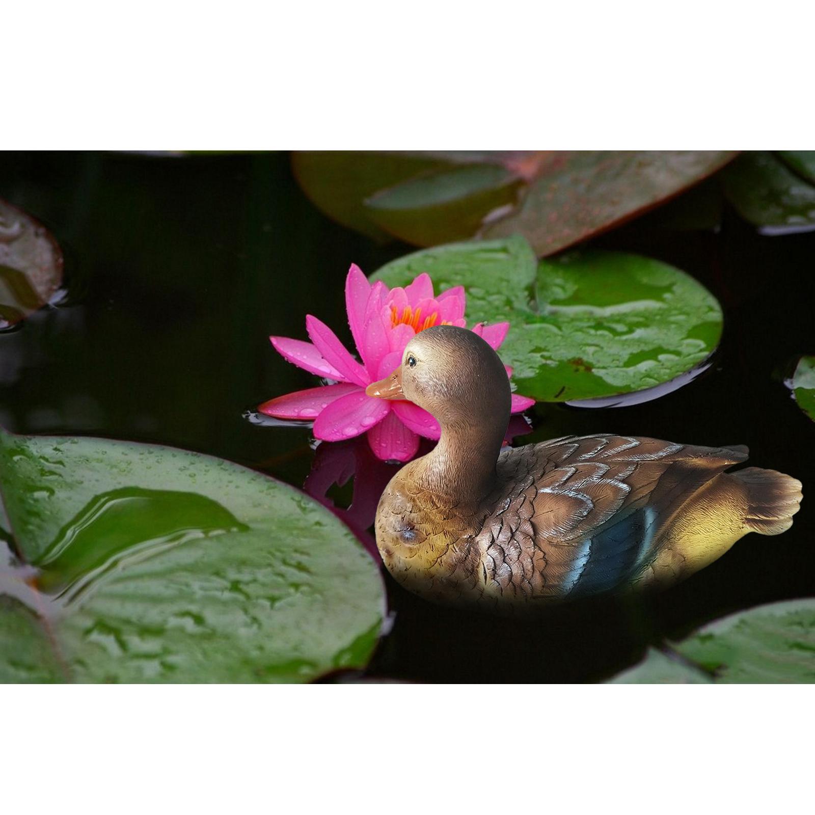 Fairy Miniature Figurine Garden Ornament Yard Gift Female Mandarin Duck