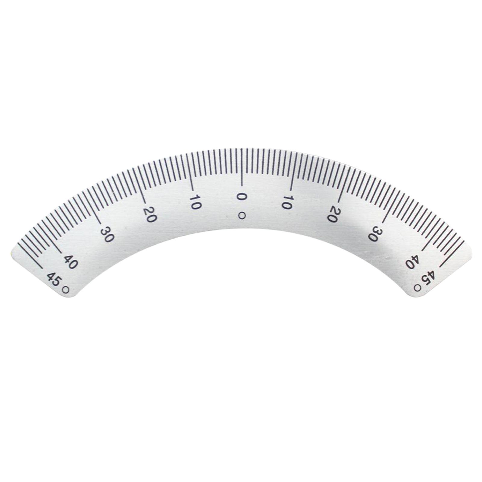 MILL PART, milling machine MICROMETER SCALE 45 Degree Angle Plate Scale