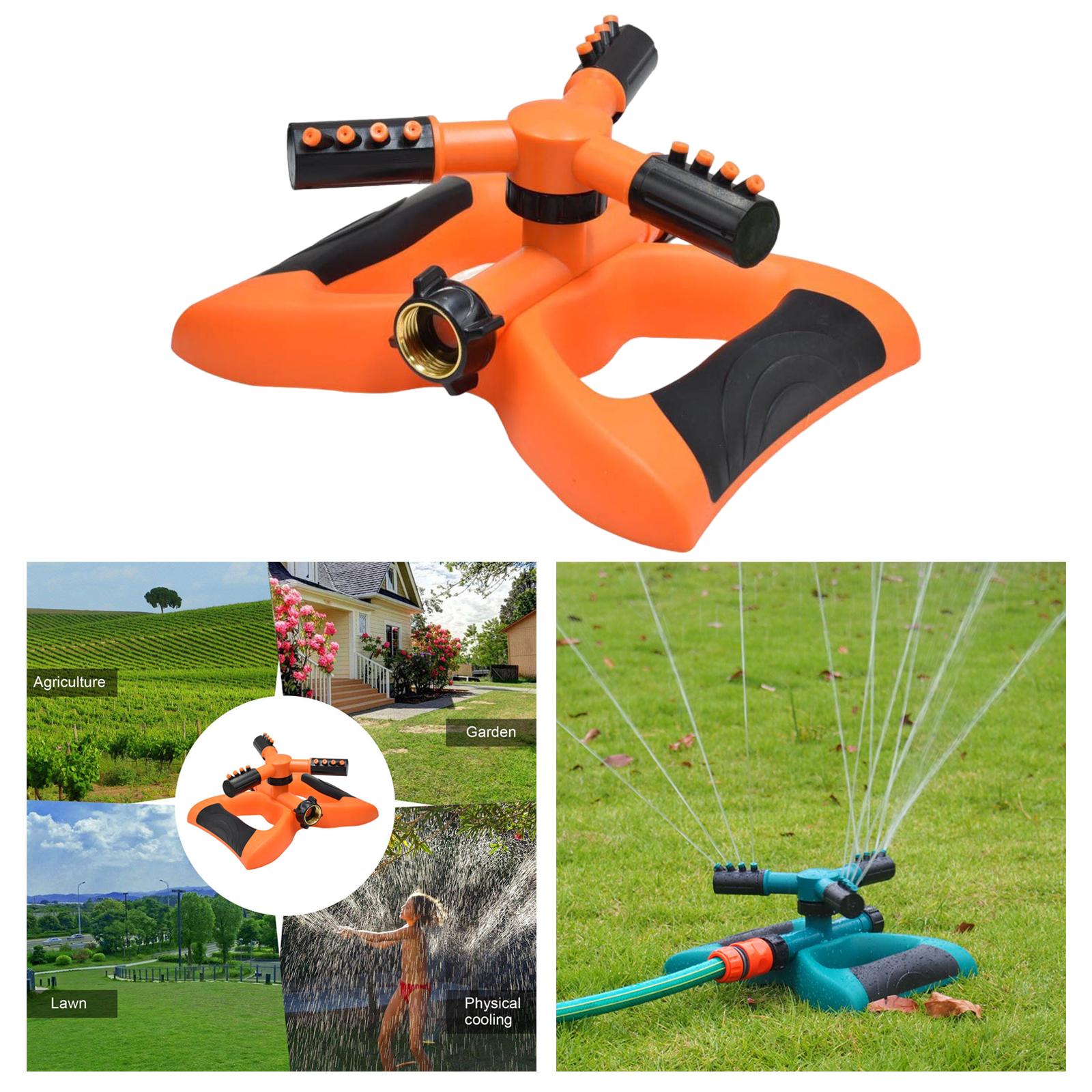 Water Sprinkler 360 Degree Large Area Coverage Irrigation System for Garden