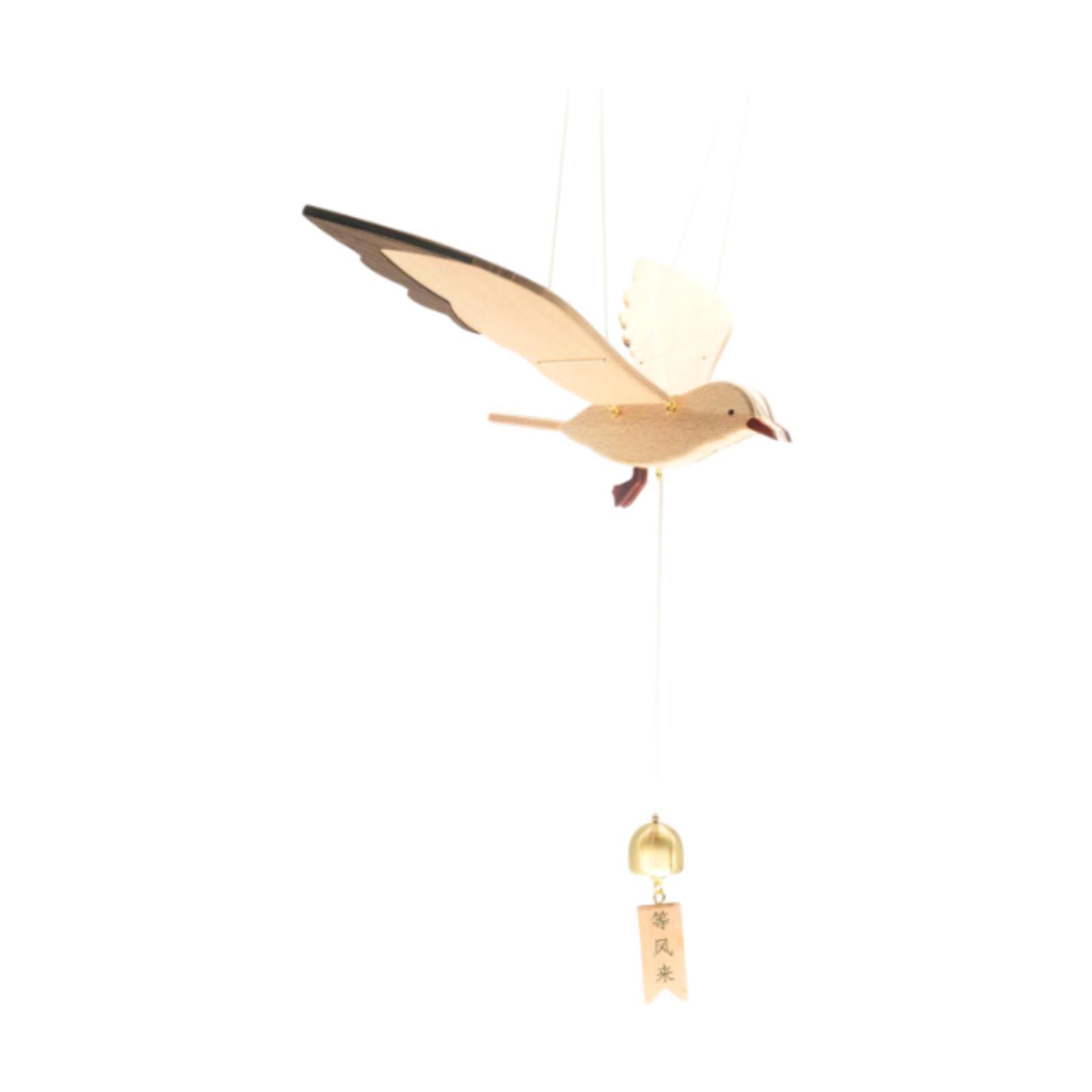 Wood Seagull Decoration