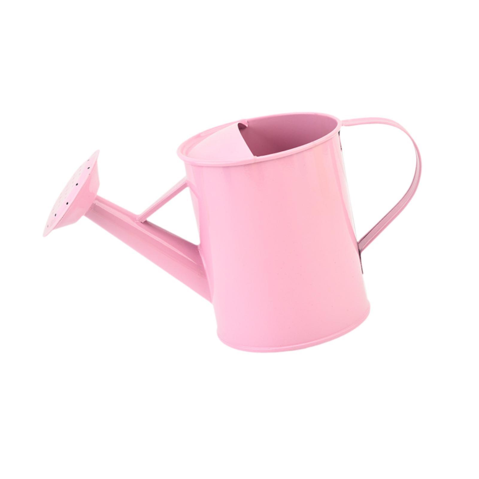 Watering Can Multifunctional Flower Container for Patio Plant Lovers Balcony pink