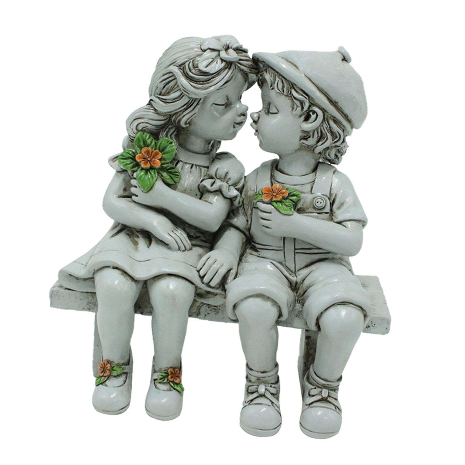 Boy And Girl Statue