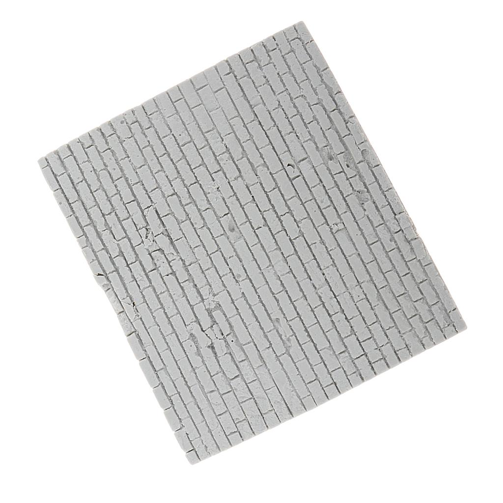 2x1/35 Resin Garage Model Kit Wall Unpainted Miniature Street Scenery Layout