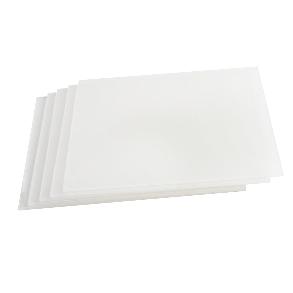 5 Pieces Sand Table Model Building Material Acrylic Board Plate 200x200x2mm