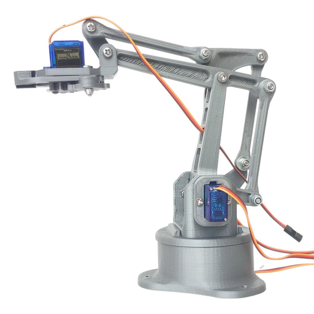 Robot Arm Metal Robotic Manipulator with Servos DIY Electronic Kits