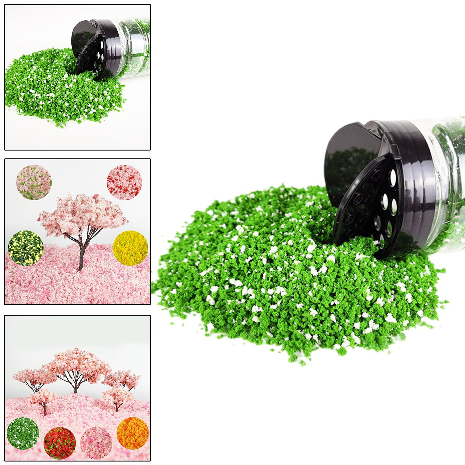 Miniature Tree Powder Model Railway Materials Diorama Scenery White Green