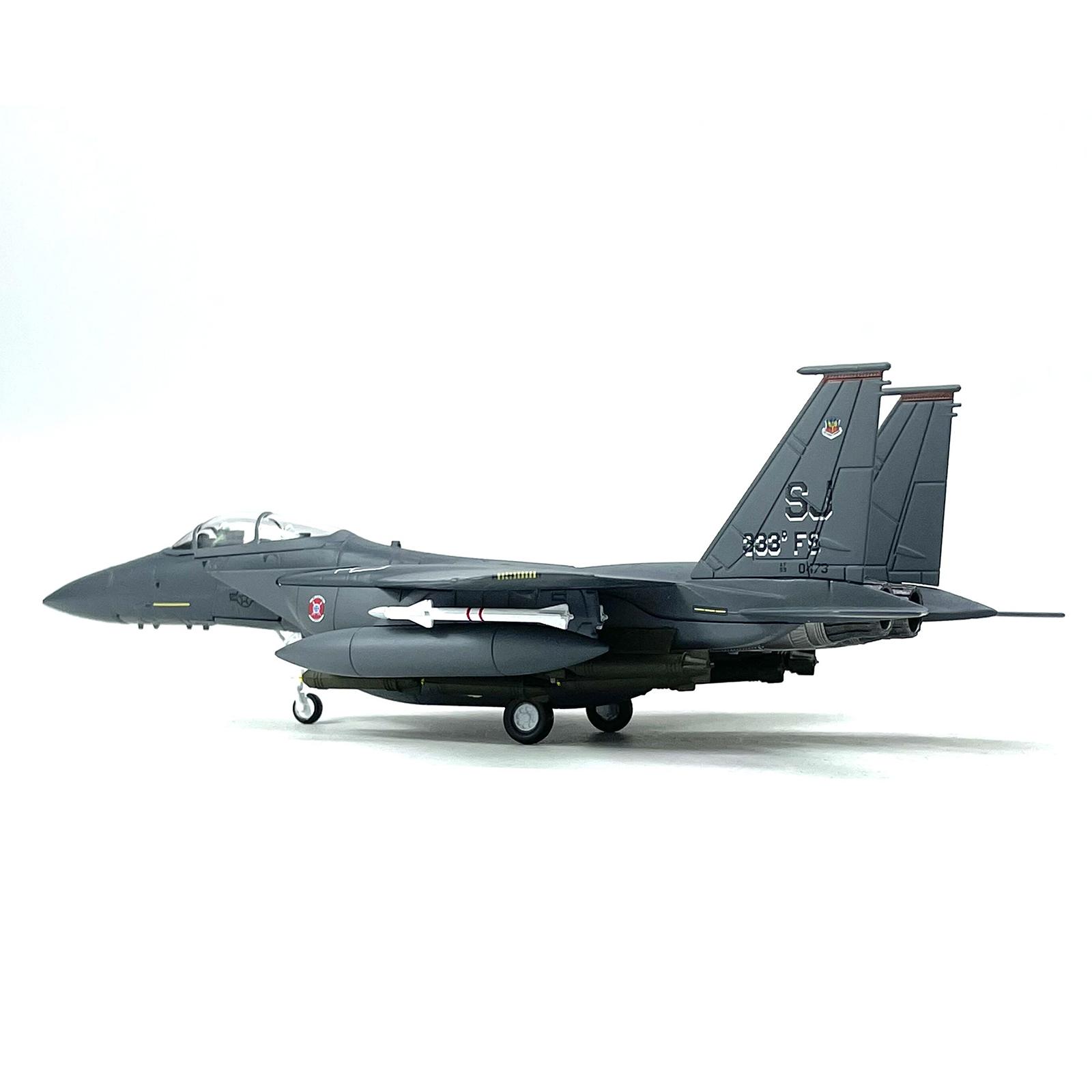 1:100 Scale F 15E Fighter Aircraft Plane Model for Home Collection Souvenir