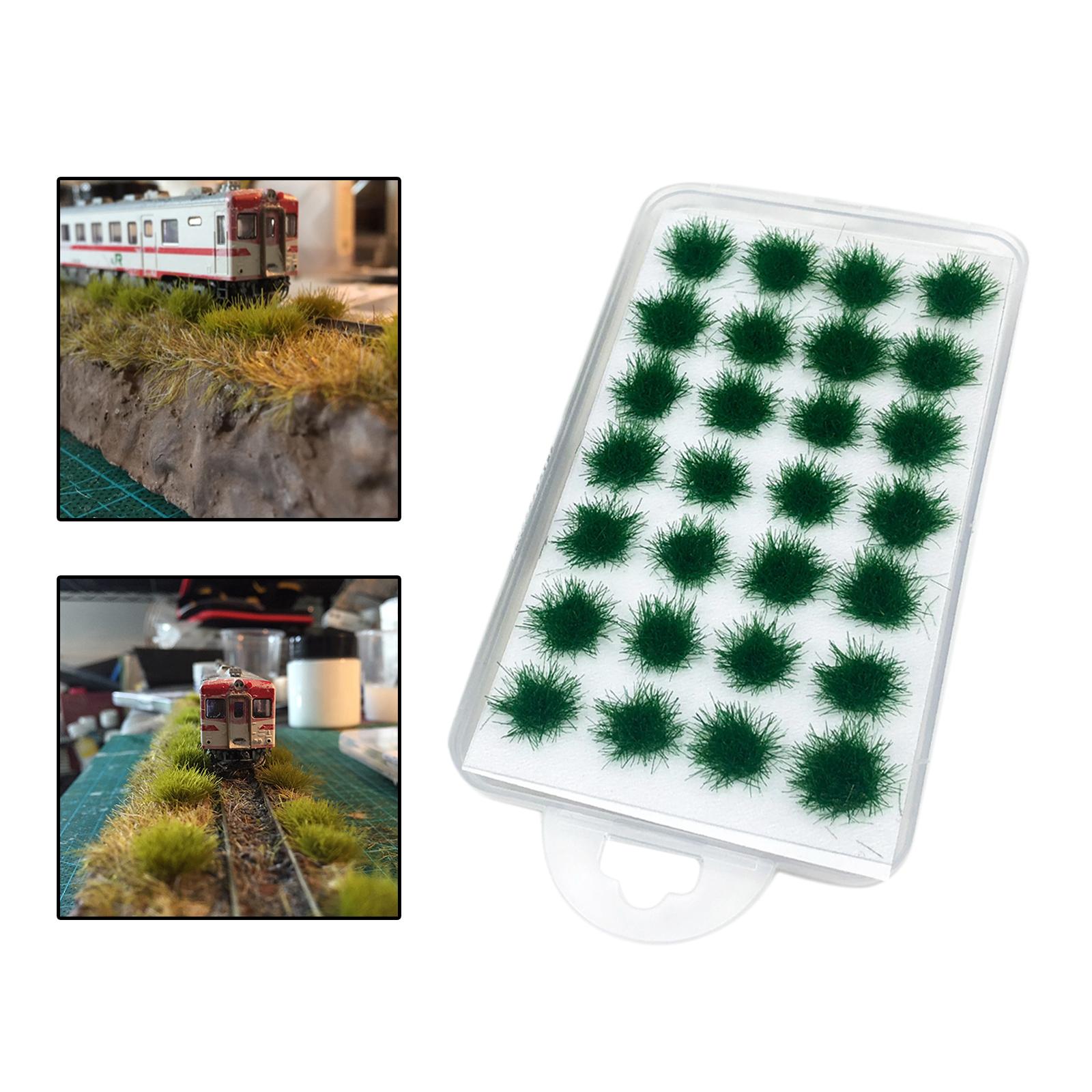 1Box Cluster Grass  Architecture Train Railway Model Decor Green