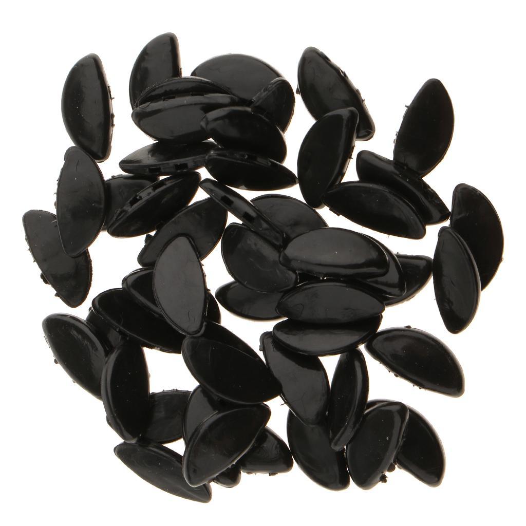 Oval Silicone Push In Nose Pads 15mm