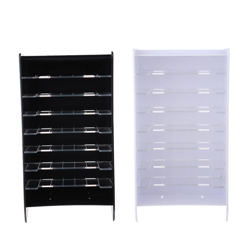 Acrylic Lipstick Display Makeup Organizer Rack Storage Case Holder White