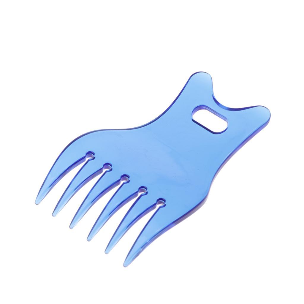 Professional Plastic Wide Tooth Oily Hair Comb Styling Hair Lift Pick ...