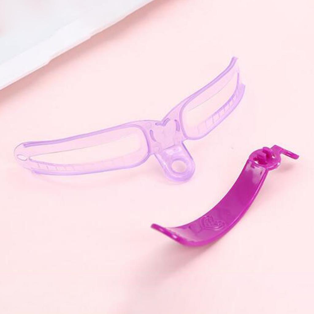 2x8 Styles Plastic Eyebrow Shaper Stencil Grooming Template Makeup Beauty Tool
