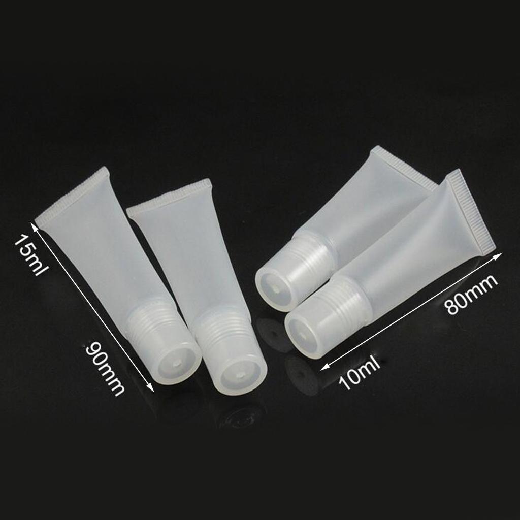 20pcs Empty Plastic Tubes Lip Gloss Balm Cosmetic Cream Containers 10ml