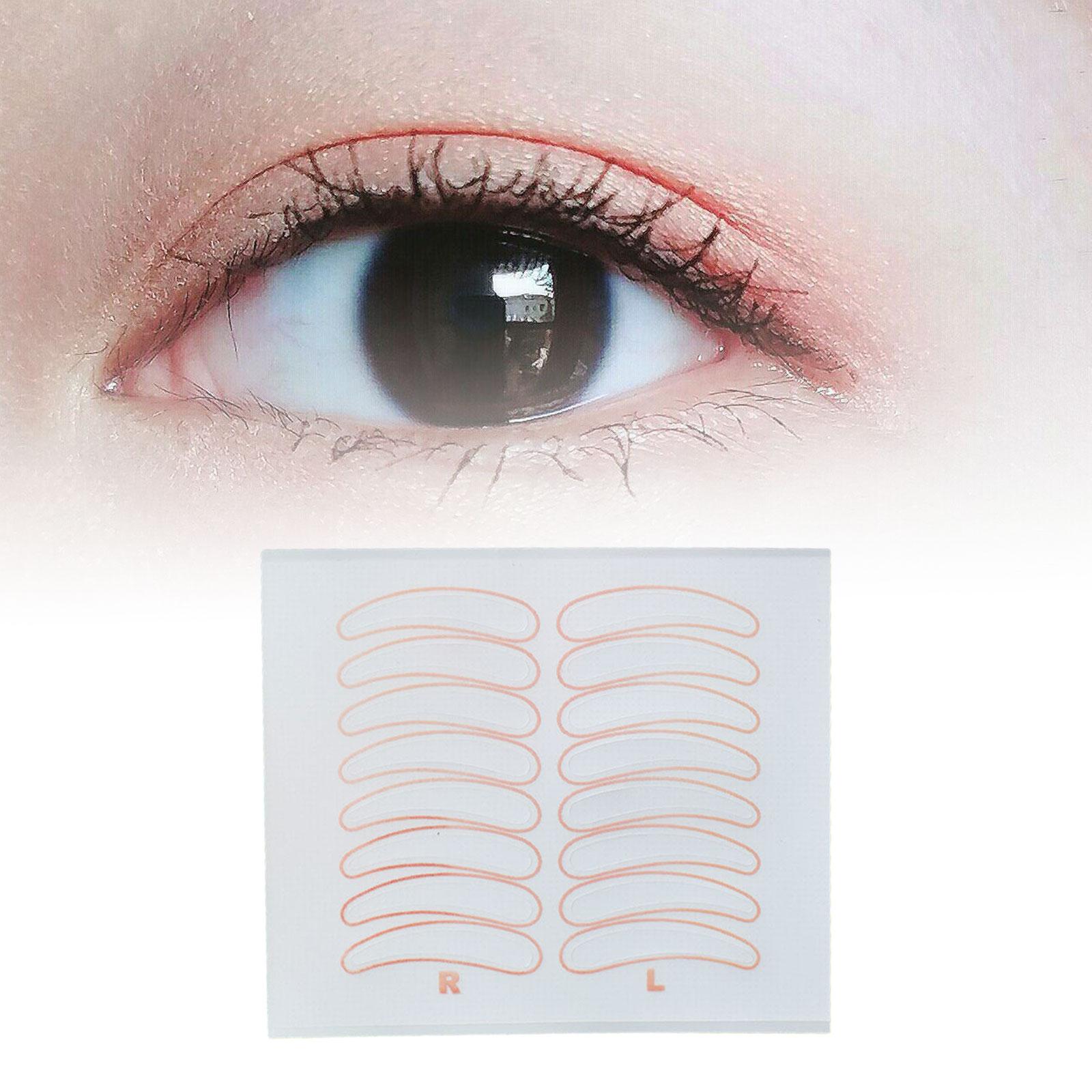 10 Pieces Double Eyelid Tape Stickers Invisible Double Eyelid Stickers