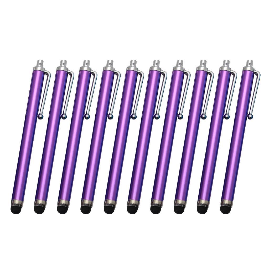 10x High-Sensitive Capacitive Screen Stylus Pen for IPHONE / IPAD Purple