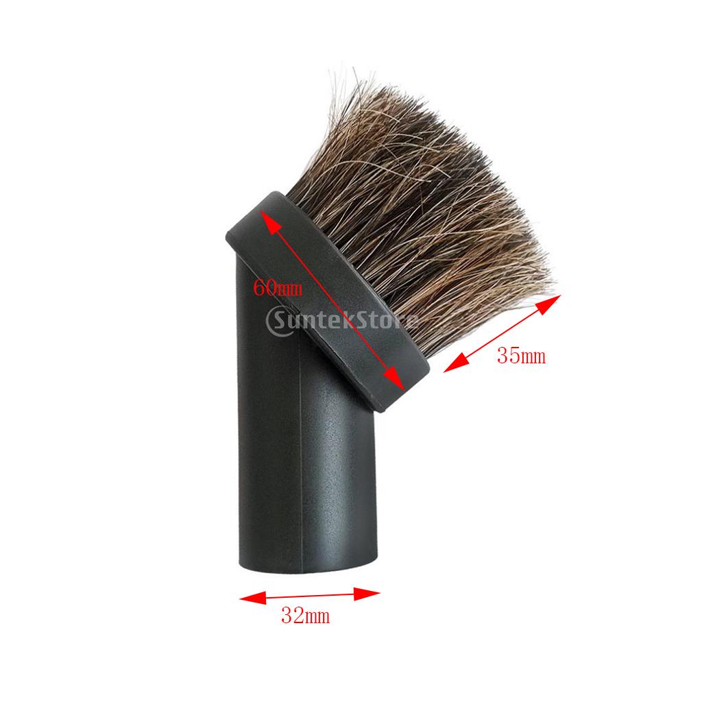 32mm Vacuum Cleaner Bristle Dust Brush Soft Brush with Adapter Converter Kit