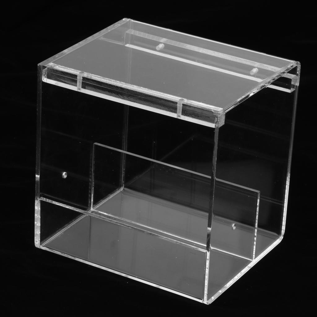 Spacious Acrylic Bath House Bird Cage Bird Bath for Cockatiels Parrots