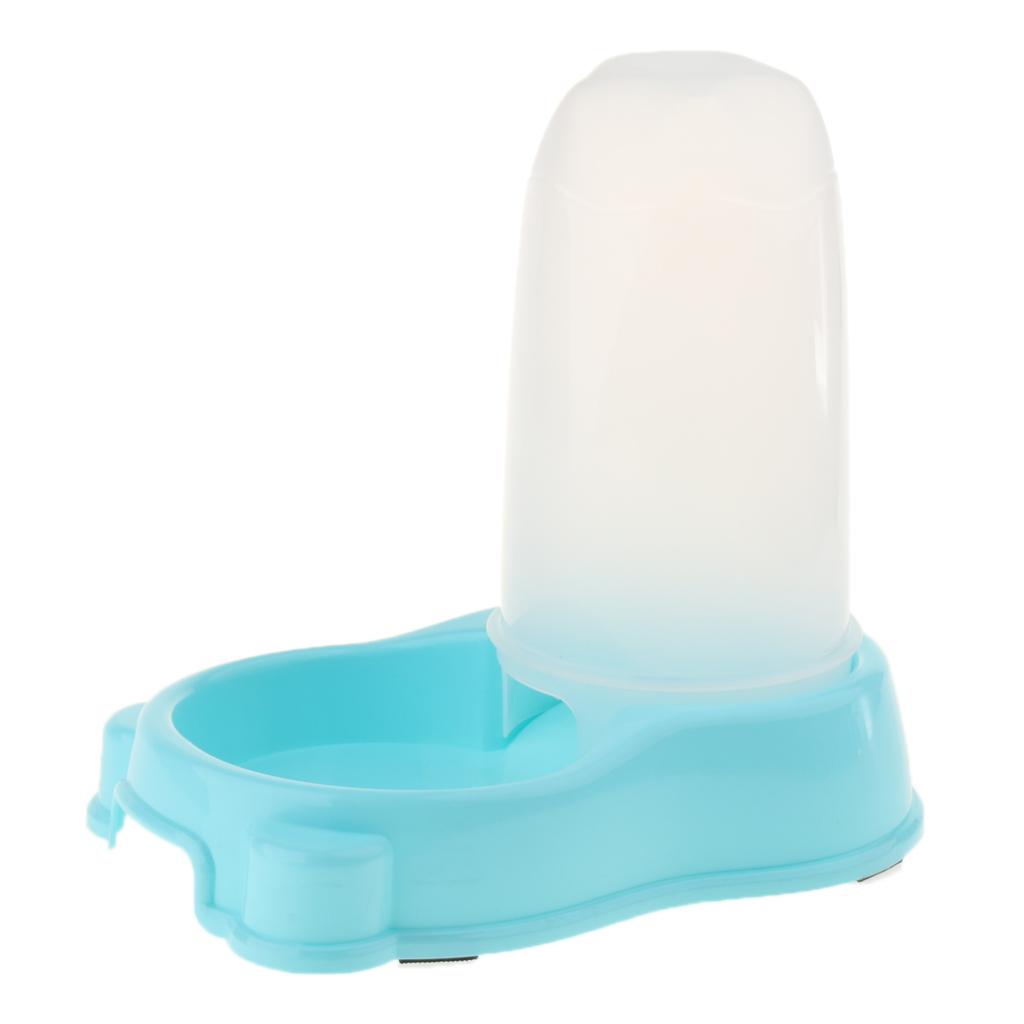 Automatic Water Replenishment Pet Dog Cat Bunny Waterer Feeder Blue