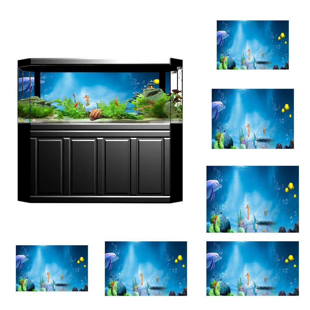 3D High Definition Background Paper Wallpaper Decor for Aquarium Tank | eBay