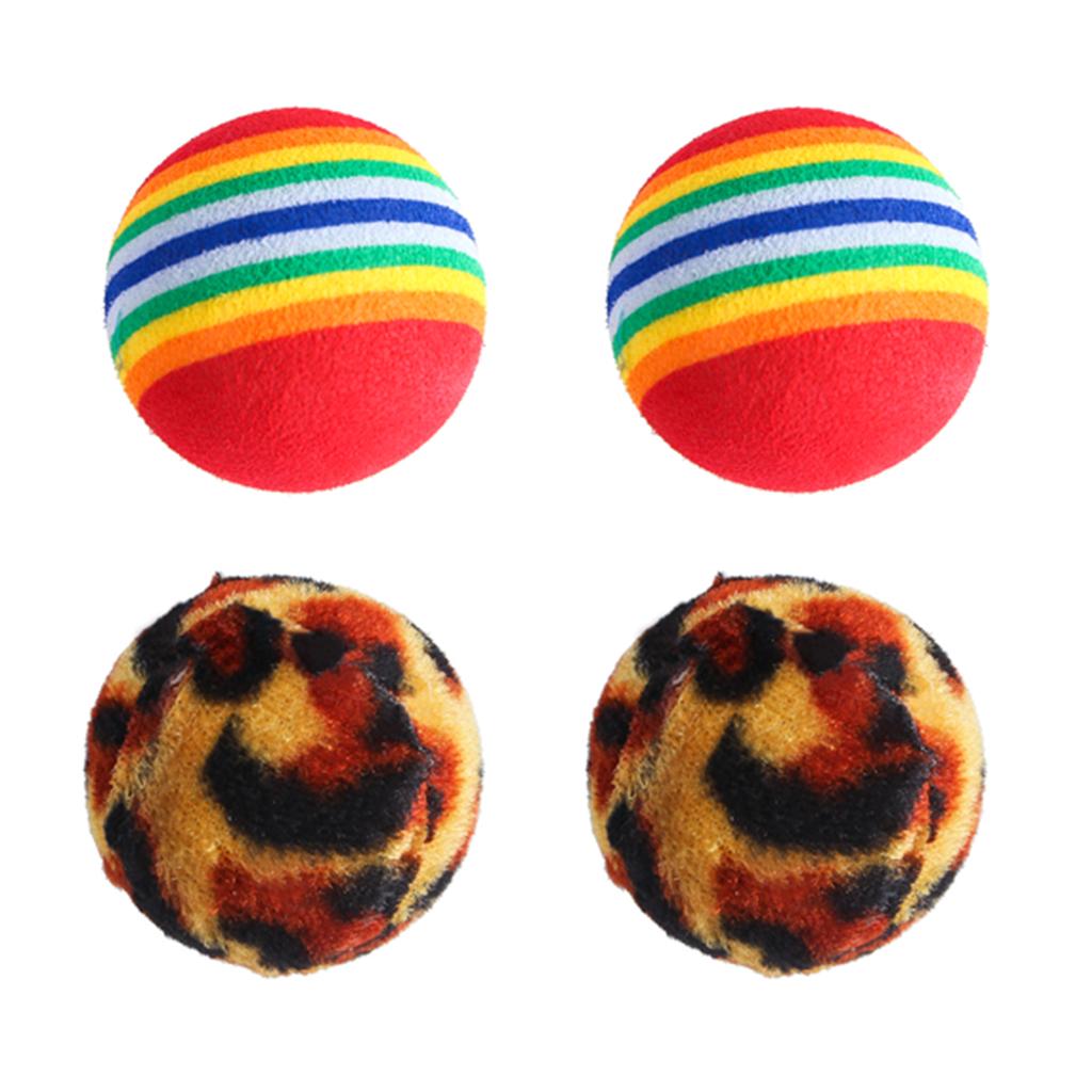 4 Pack Pet Babble Ball Dog Toy Dog Training Play Interactive Toys