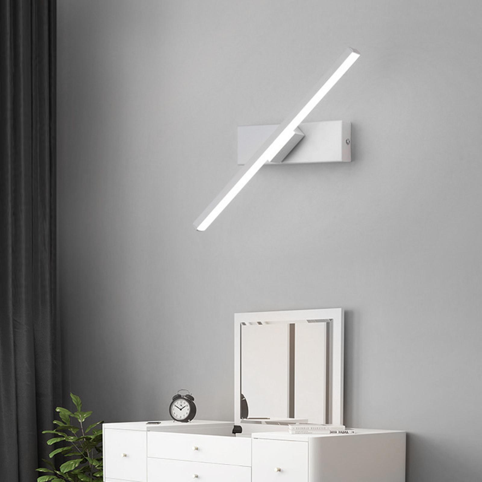 Modern Rotating Wall Light Home Bedroom Stair Hallway  White White LIght
