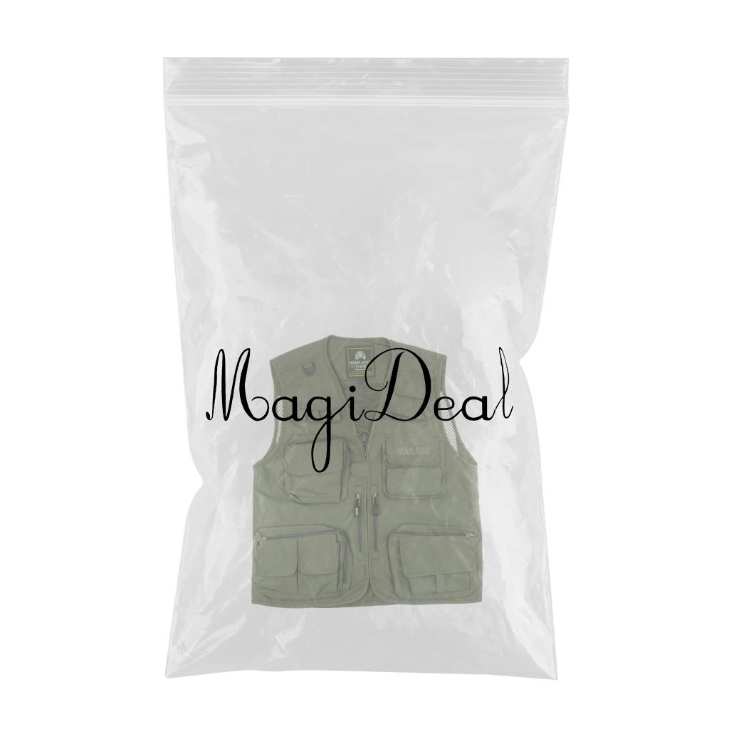 Men's Multi Pocket Camera Outdoor Travelers Fishing Photography Vest 2XL